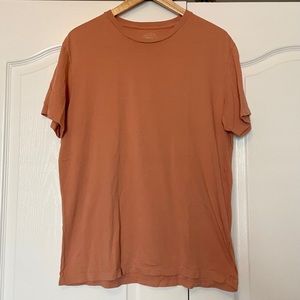 J.Crew Large Orange “Broken-in” short sleeve tee.